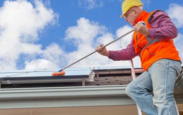 Great Heath soft wash roof cleaning